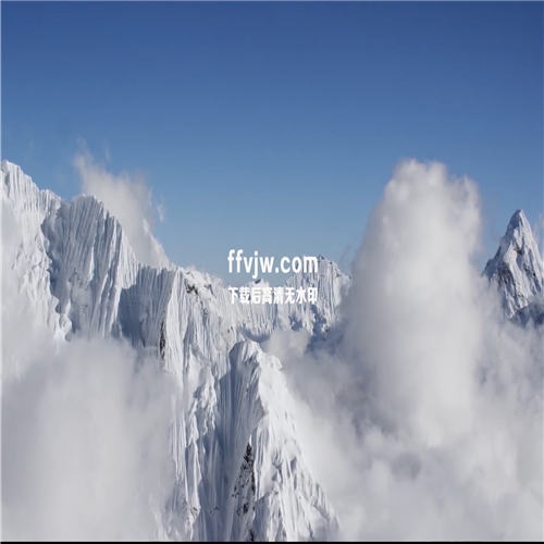 喜马拉雅雪山高清实拍视频素材