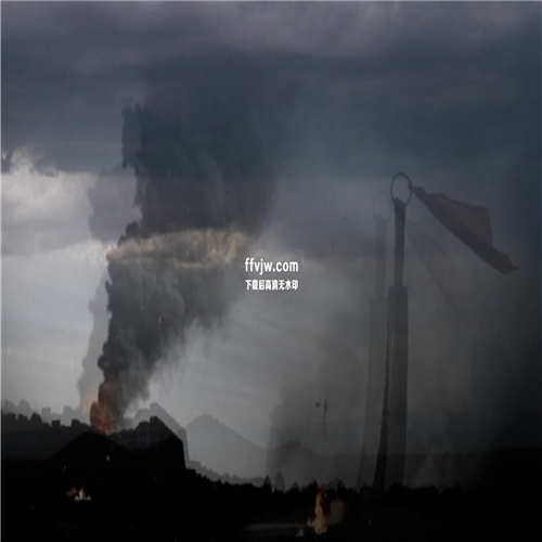 配乐成品松花江上抗战歌曲LED舞台大屏背景视频素材A108