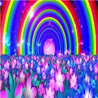 《彩虹的微笑》配乐视频led舞台大屏背景视频