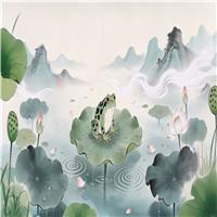 忆江南 五音Jw伴奏配乐成品江南烟雨行舟led舞台背景大屏视频素材