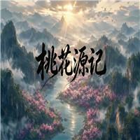 桃花源记 诗歌朗诵配乐伴奏舞台演出LED背景大屏幕视频素材